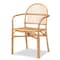 Baxton Studio Tugera Modern Bohemian Natural Brown Rattan Dining Chair 211-12767-ZORO - alternate 7